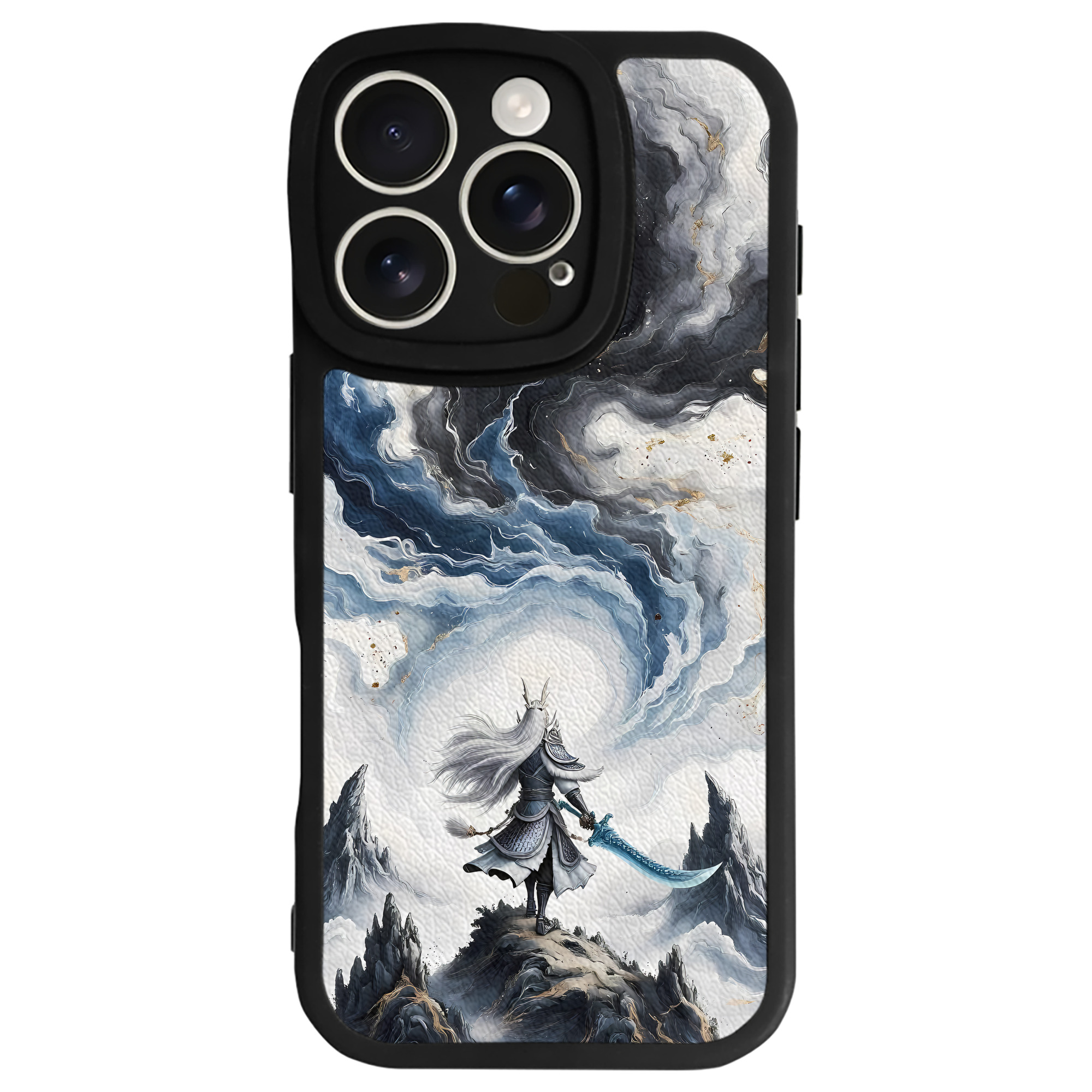 （画像用） Ne Zha 2 ナタ 魔童の大暴れ 【iPhone 16シリーズ対応】シリコンスマホケース（レザー調） 材質：シリコン